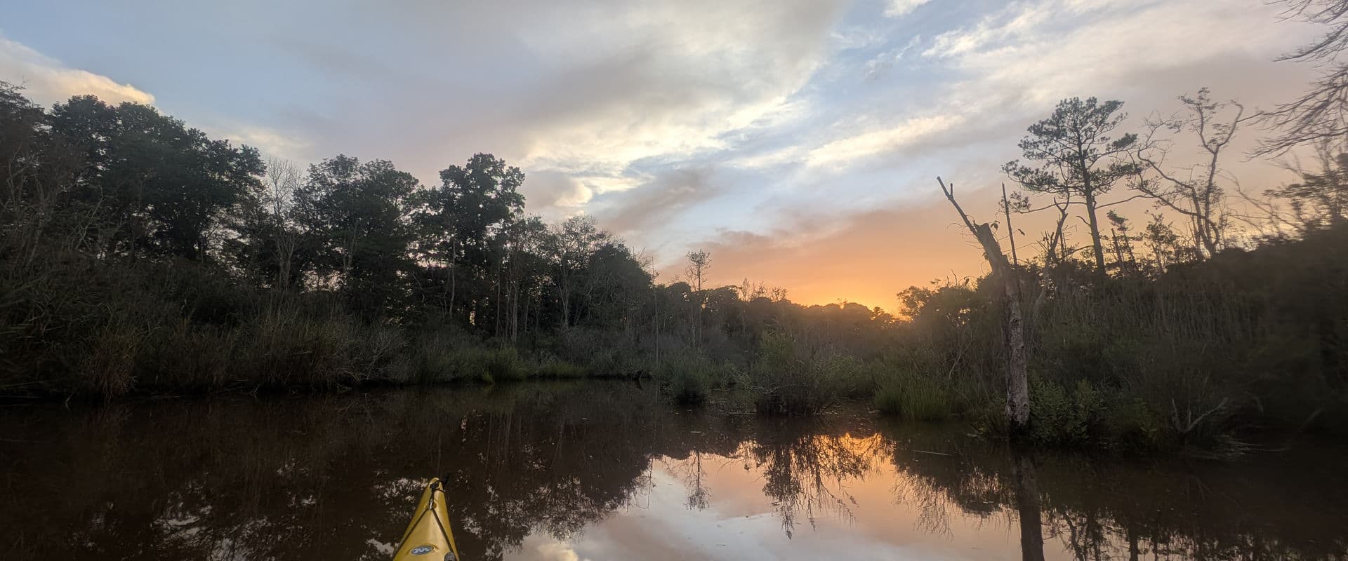 Sunset kayaking